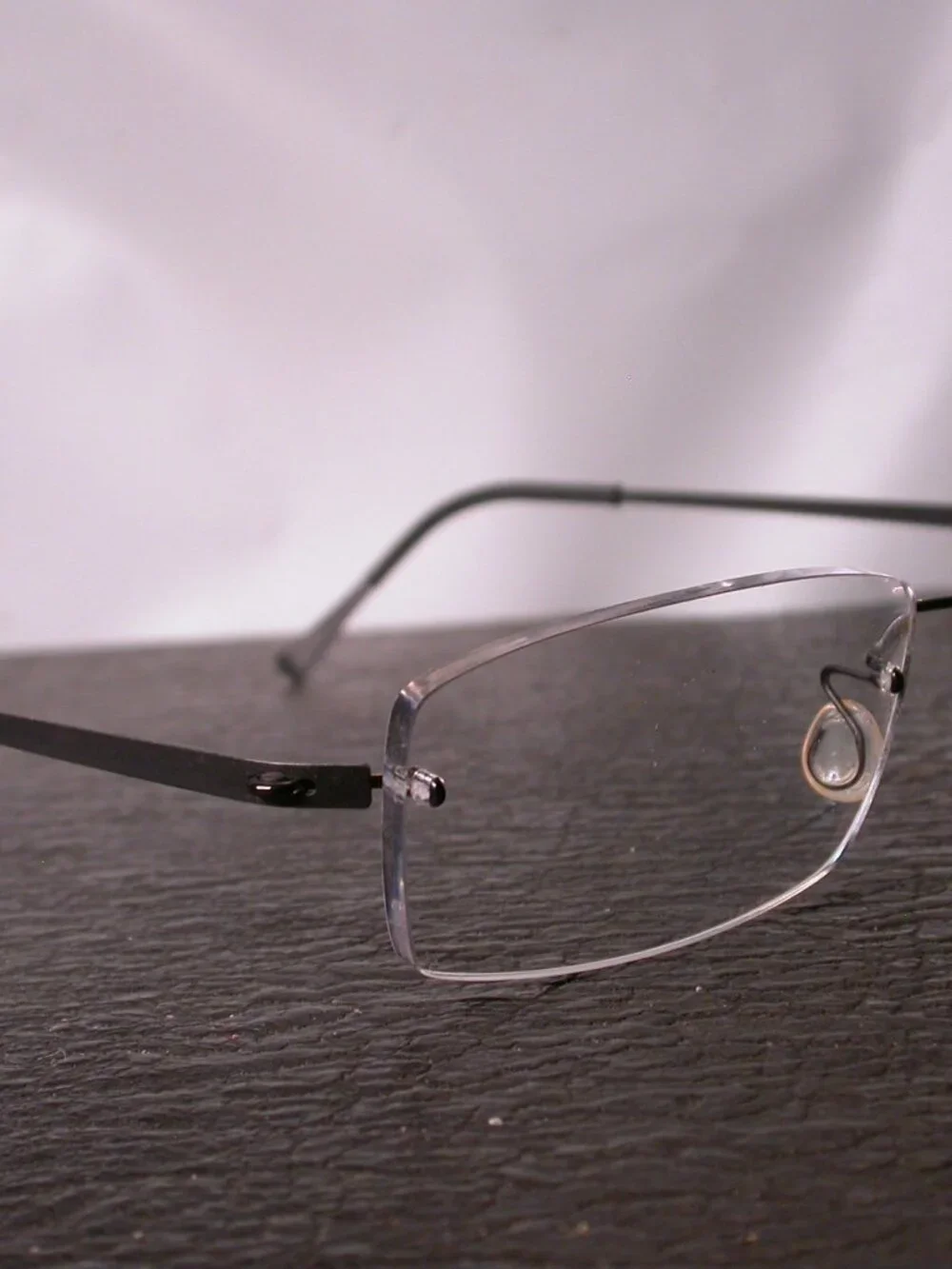 Lindberg Dark Gray Strip Titanium Modern Eyeglasses Frames Made in Denmark